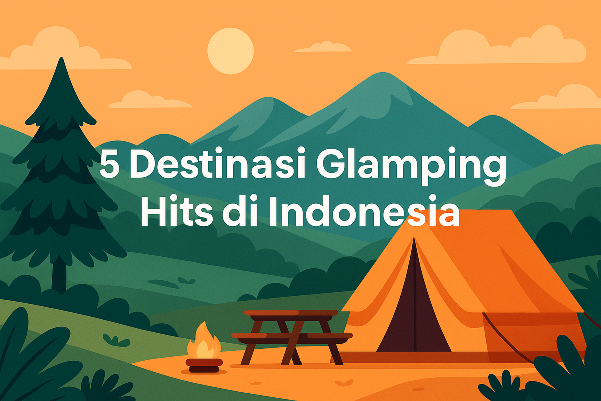 5 Destinasi Glamping Hits di Indonesia