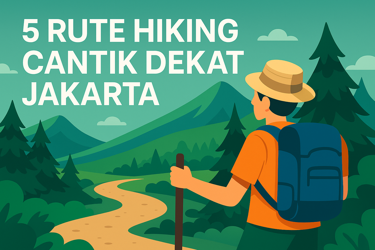 5 Rute Hiking Cantik Dekat Jakarta