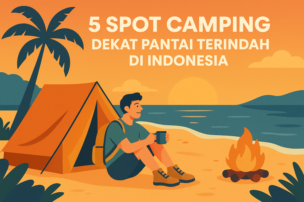 5 Spot Camping Dekat Pantai Terindah di Indonesia