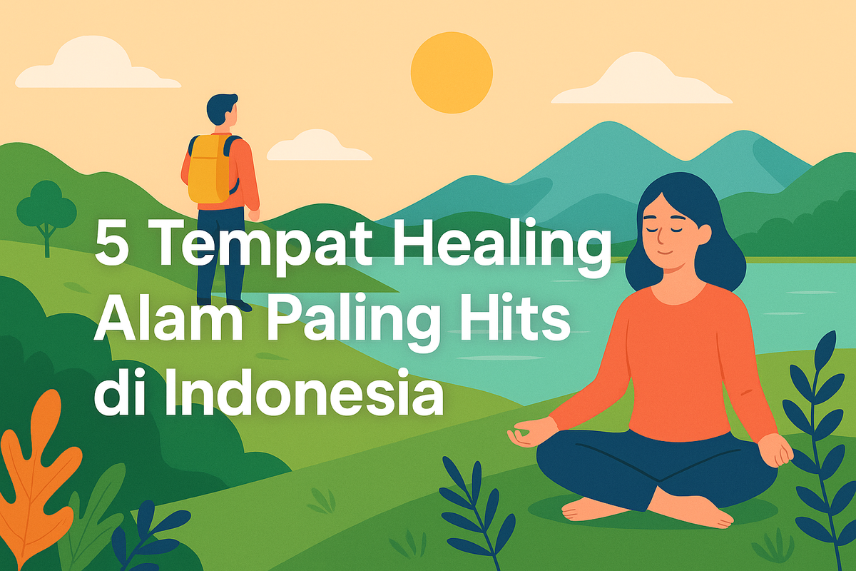5 Tempat Healing Alam Paling Hits di Indonesia