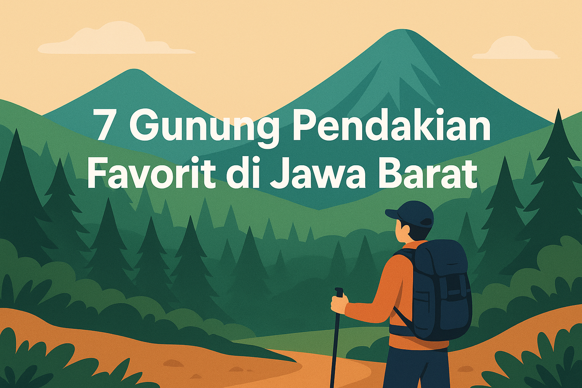 7 Gunung Pendakian Favorit di Jawa Barat