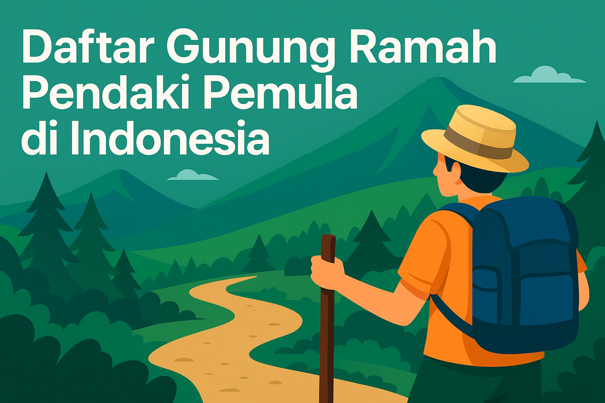 Daftar Gunung Ramah Pendaki Pemula di Indonesia