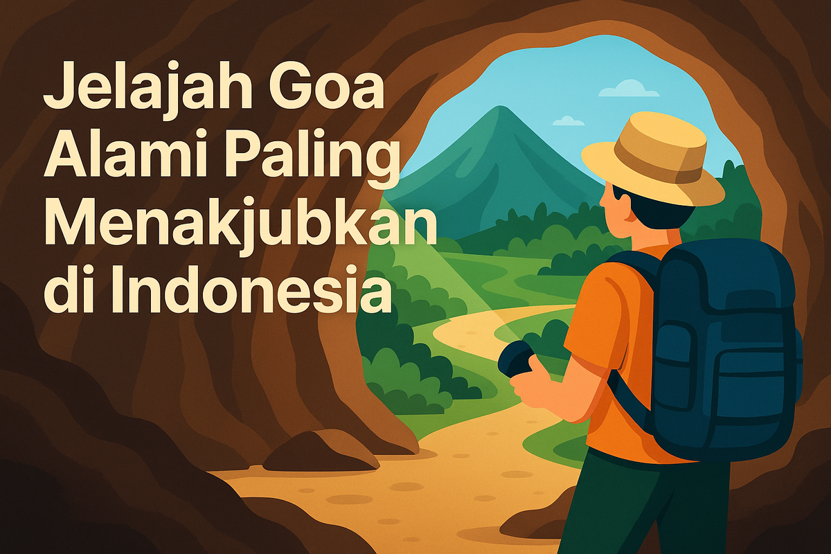 Jelajah Goa Alami Paling Menakjubkan di Indonesia
