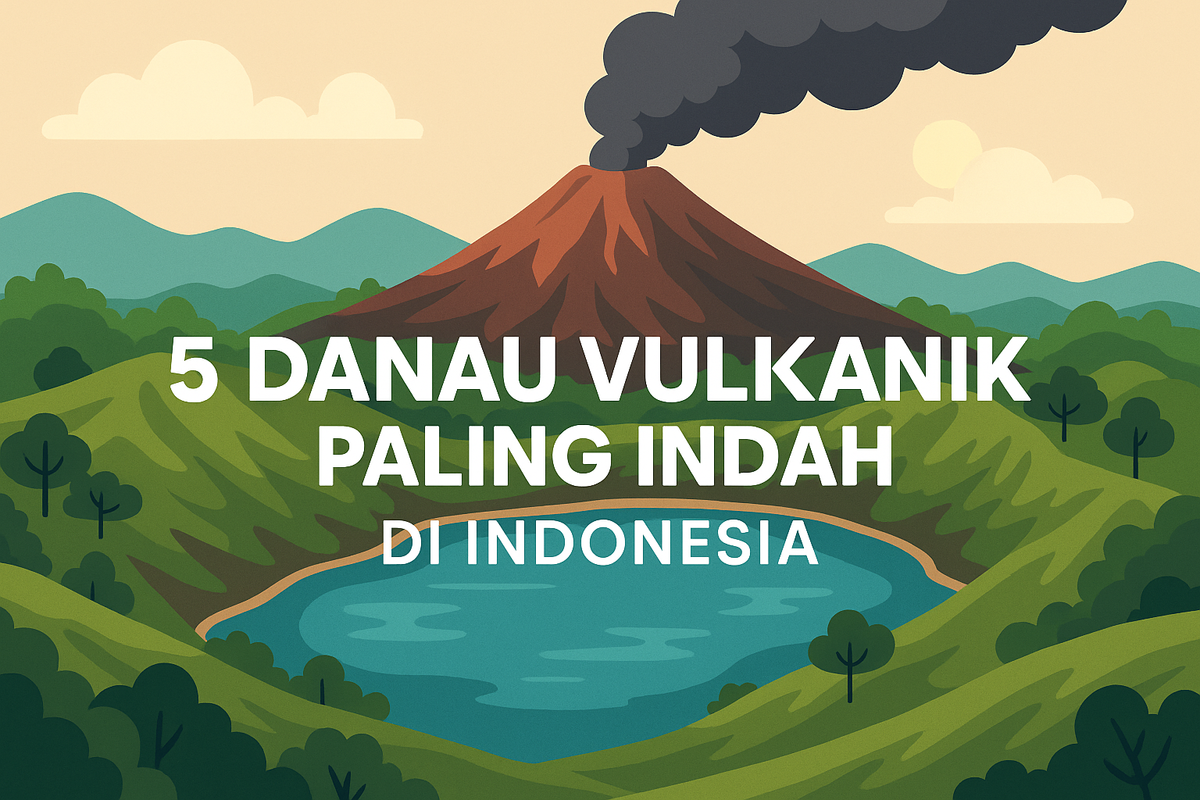 5 Danau Vulkanik Paling Indah di Indonesia