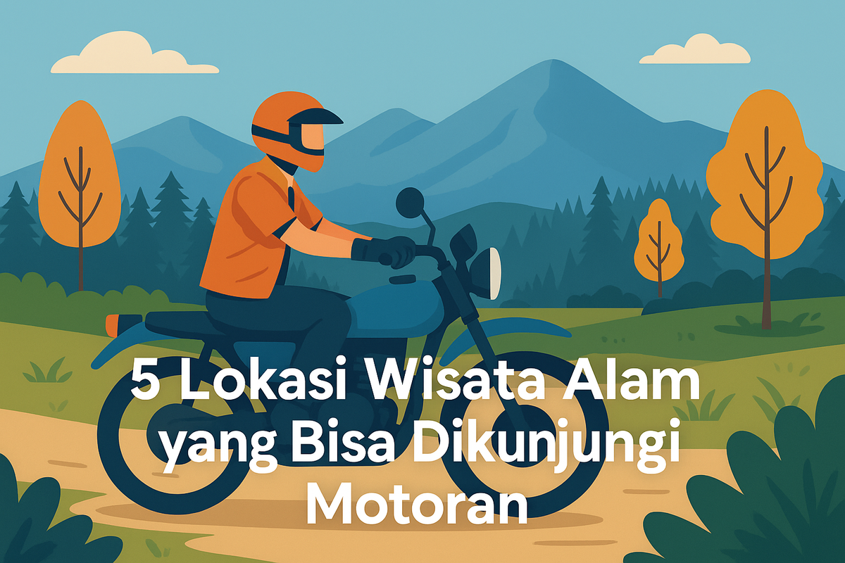 5 Lokasi Wisata Alam yang Bisa Dikunjungi Motoran