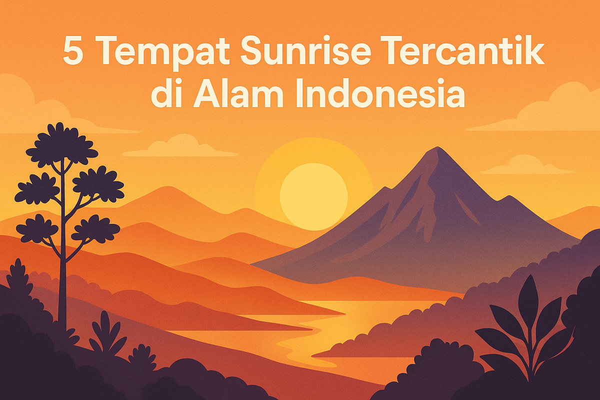 5 Tempat Sunrise Tercantik di Alam Indonesia