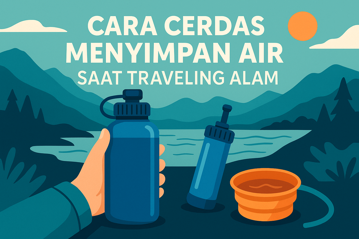 Cara Cerdas Menyimpan Air Saat Traveling Alam